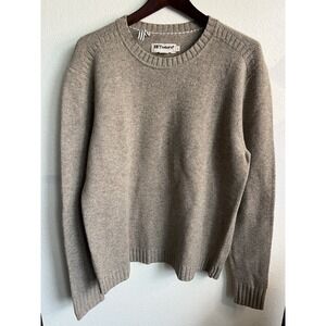 Tretorn Klader Vintage Light Brown Wool crew neck‎ pullover sweater mens XL